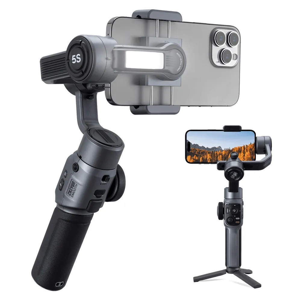 Estabilizador Gimbal Zhiyun Smooth-5S Handheld Standard para SmartPhones (Cinza)