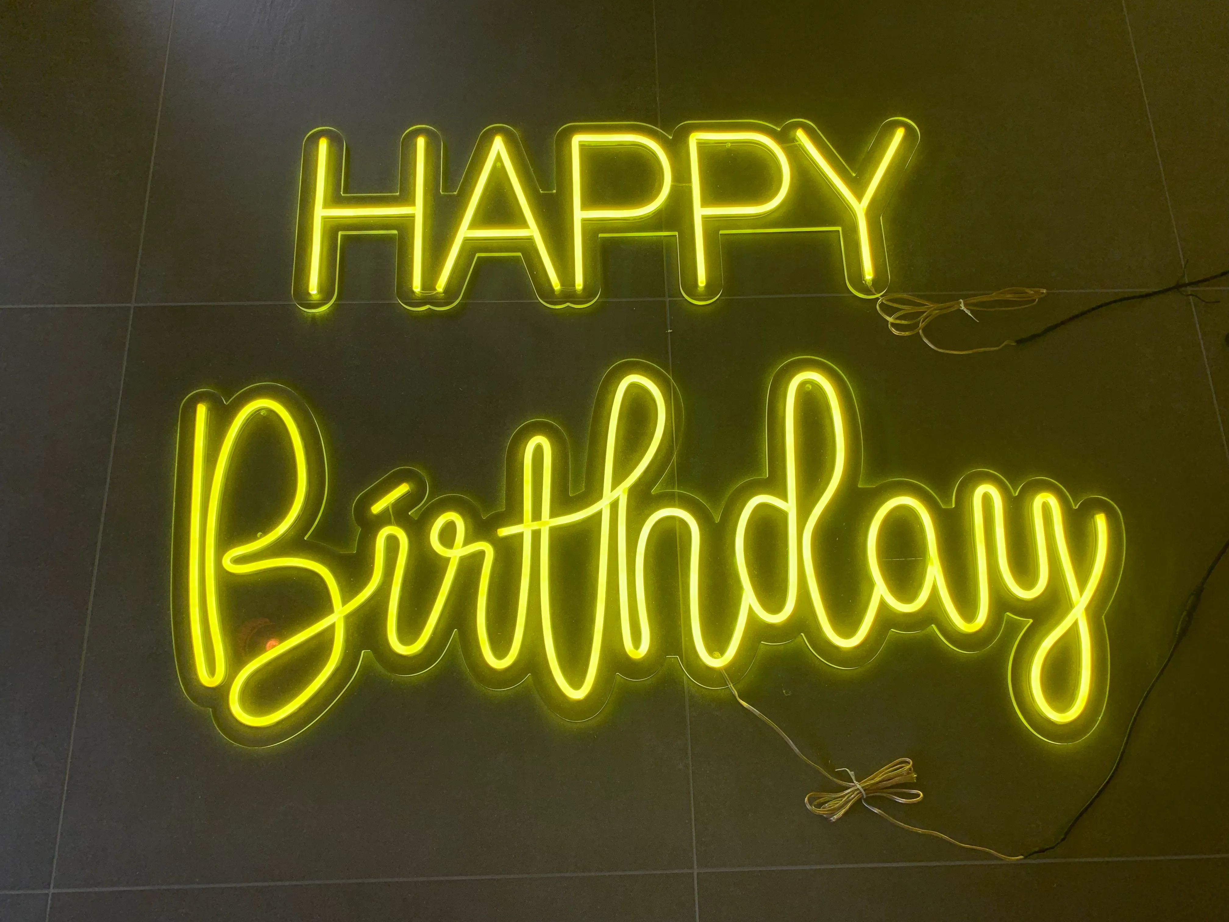 LED Neon Licht Happy Birthday