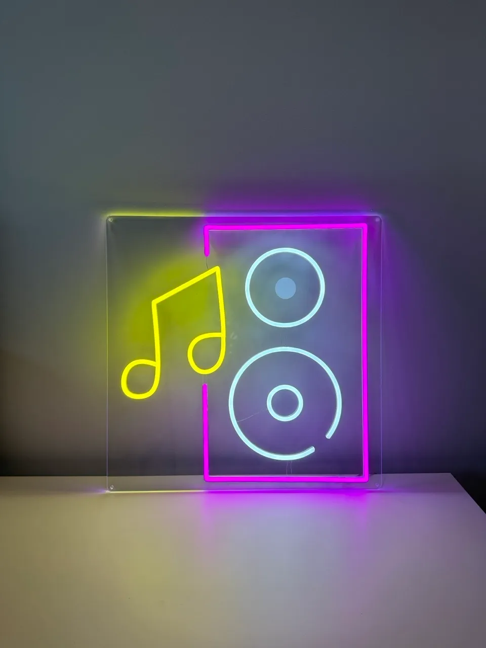 LED Neon Licht Luidspreker