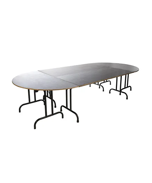 Ovalen tafel
