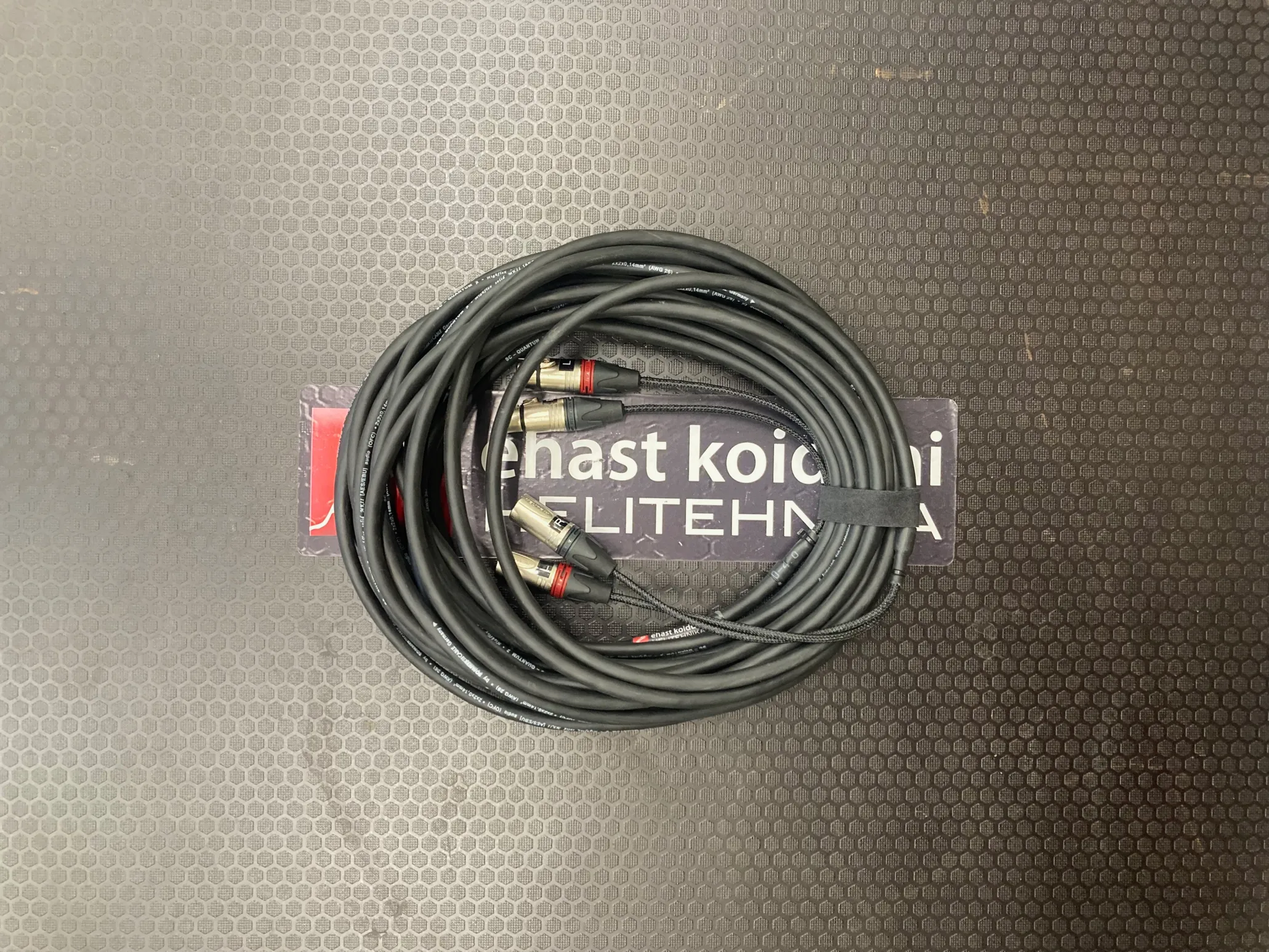 XLR 2x snake 10m lavamagistraal