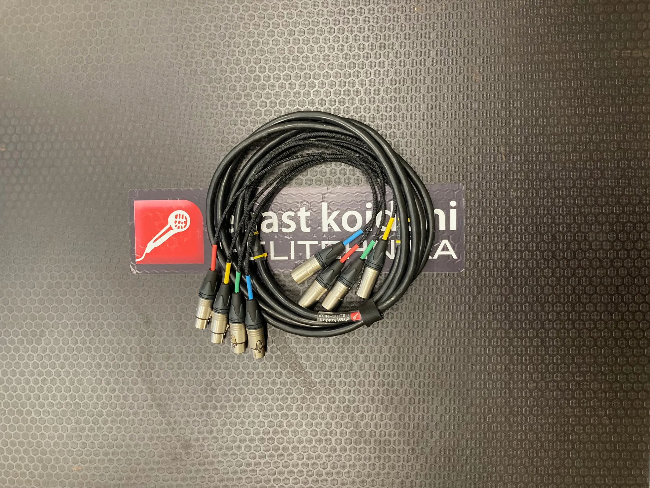 XLR 4x snake 3m  lavamagistraal