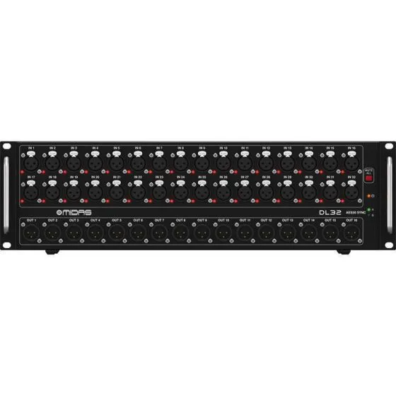 Helipult MIDAS DL32 stagebox