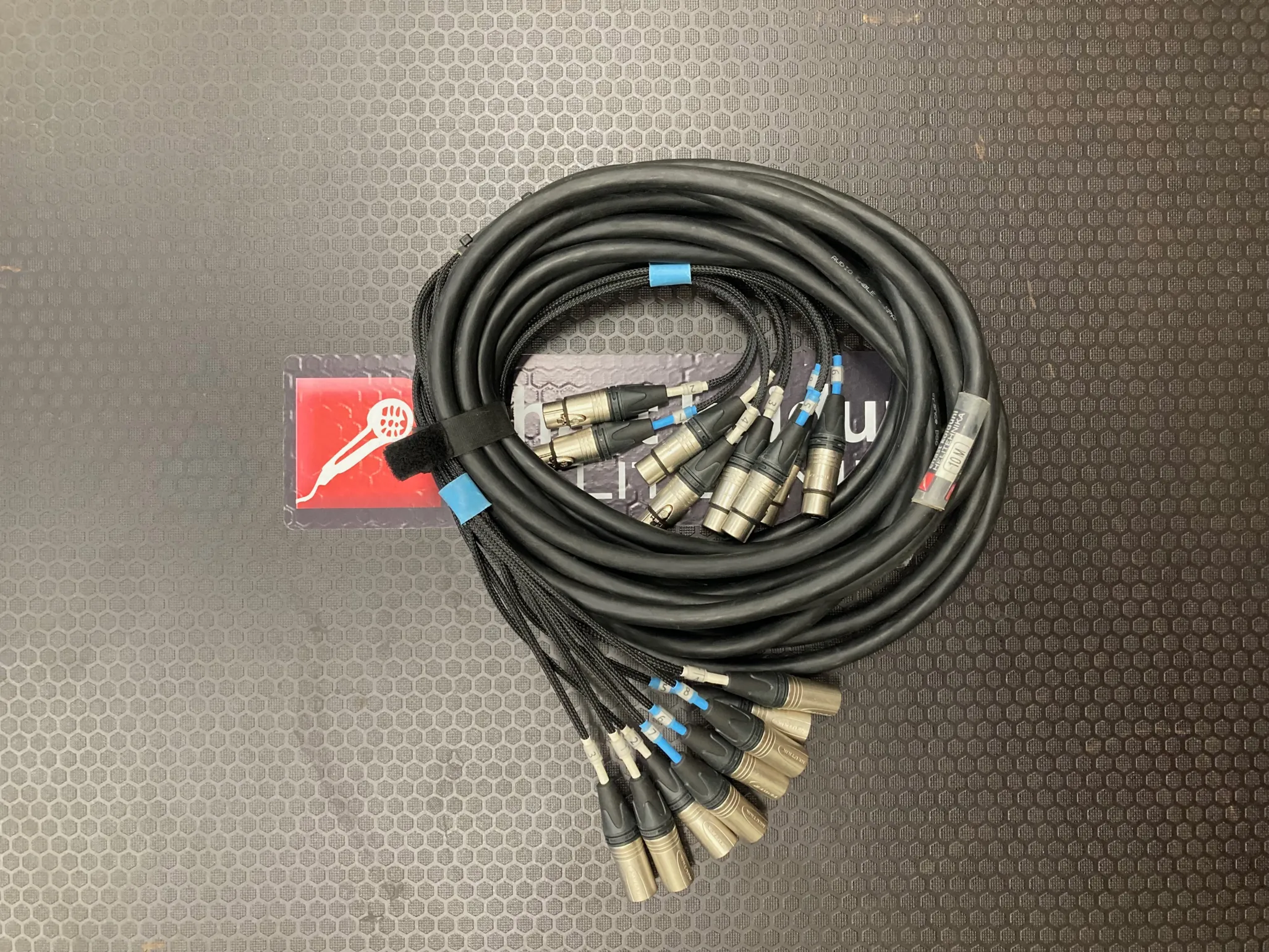 XLR 8x snake 10m lavamagistraal 