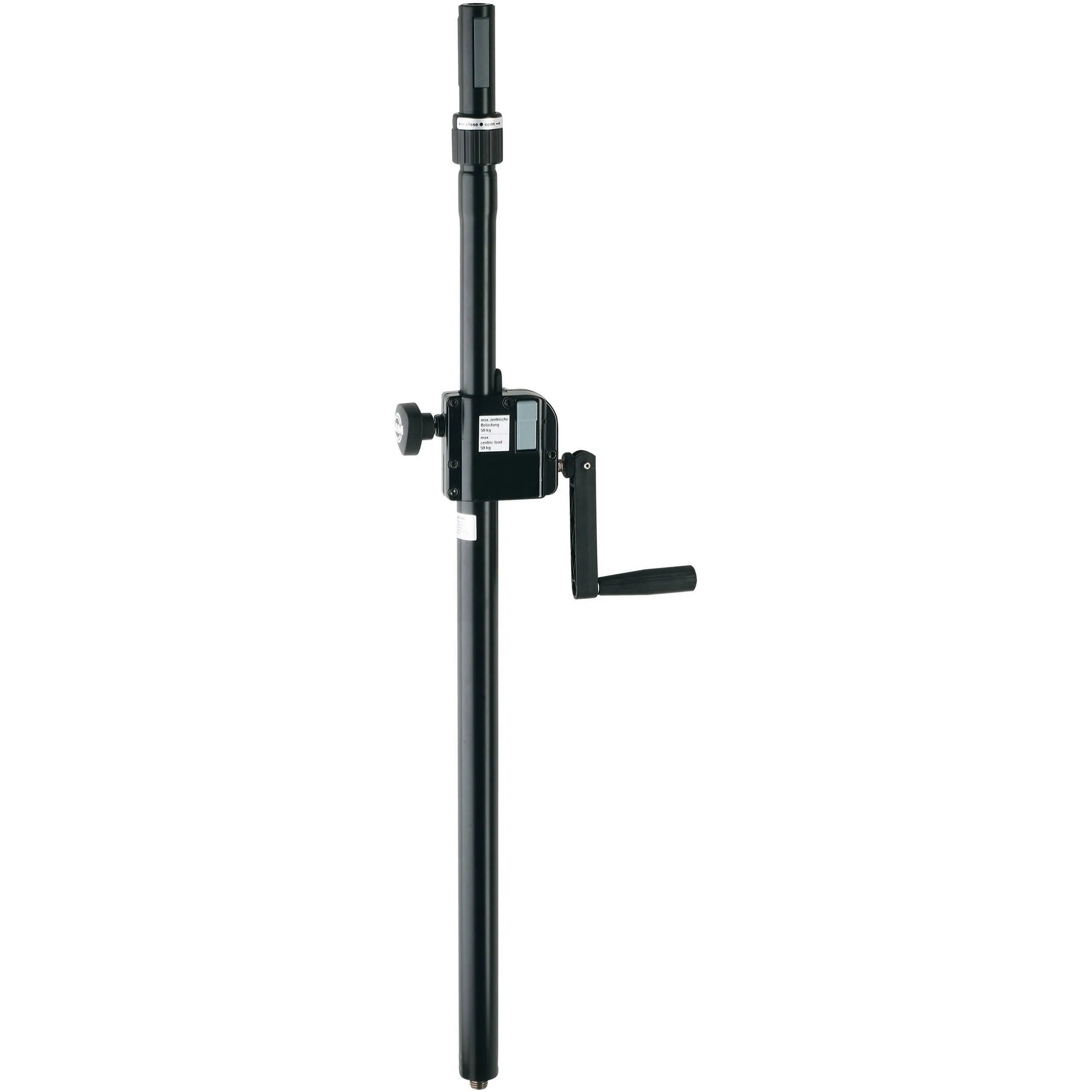 Kõlari stand K&M ring lock vahepost (vändaga)