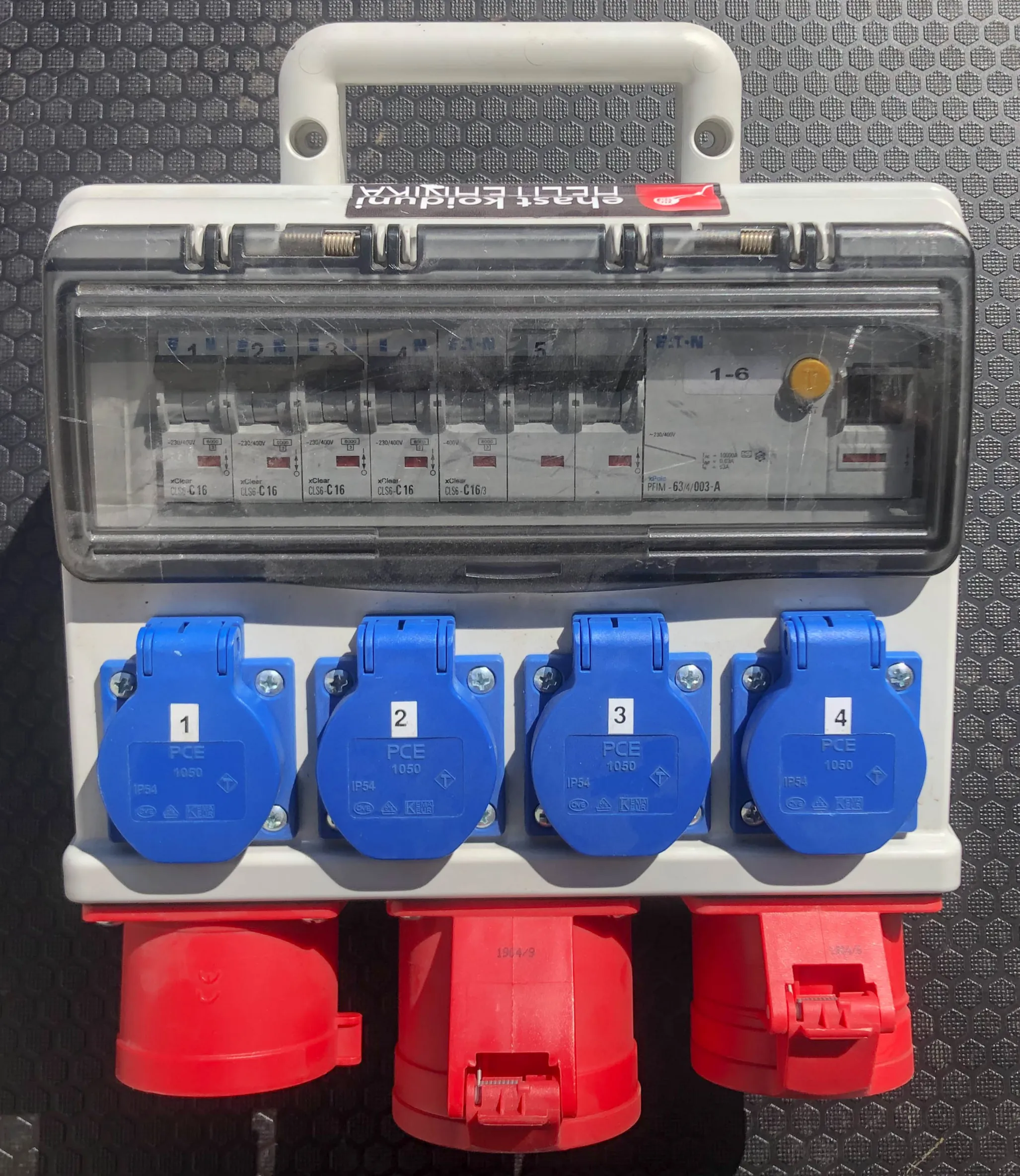 Jõuvoolu kilp 32A-32A,16A,Schuko