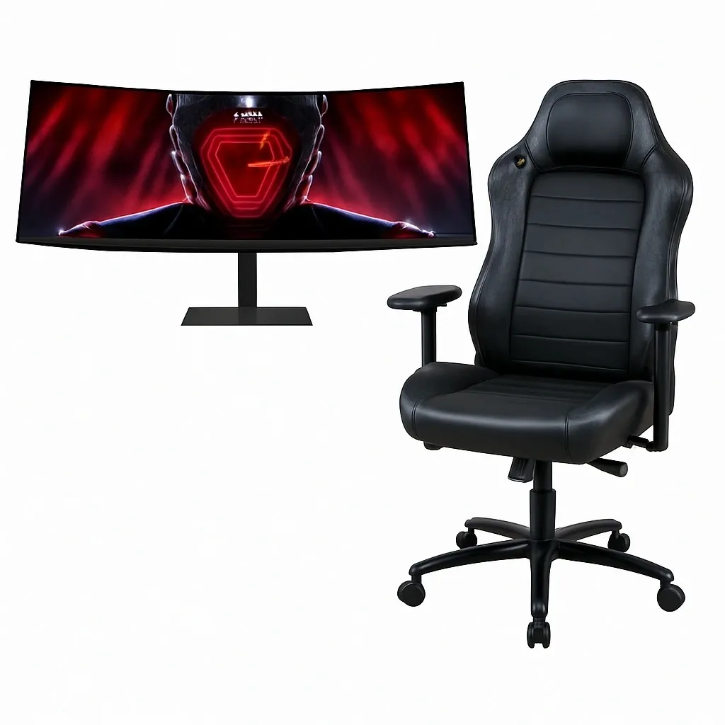 Gaming monitor ( 34" 2K ) & Ergo Gaming Comfort 