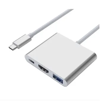 3-in-1 (USB-C to HDMI, USB, USB-C)
