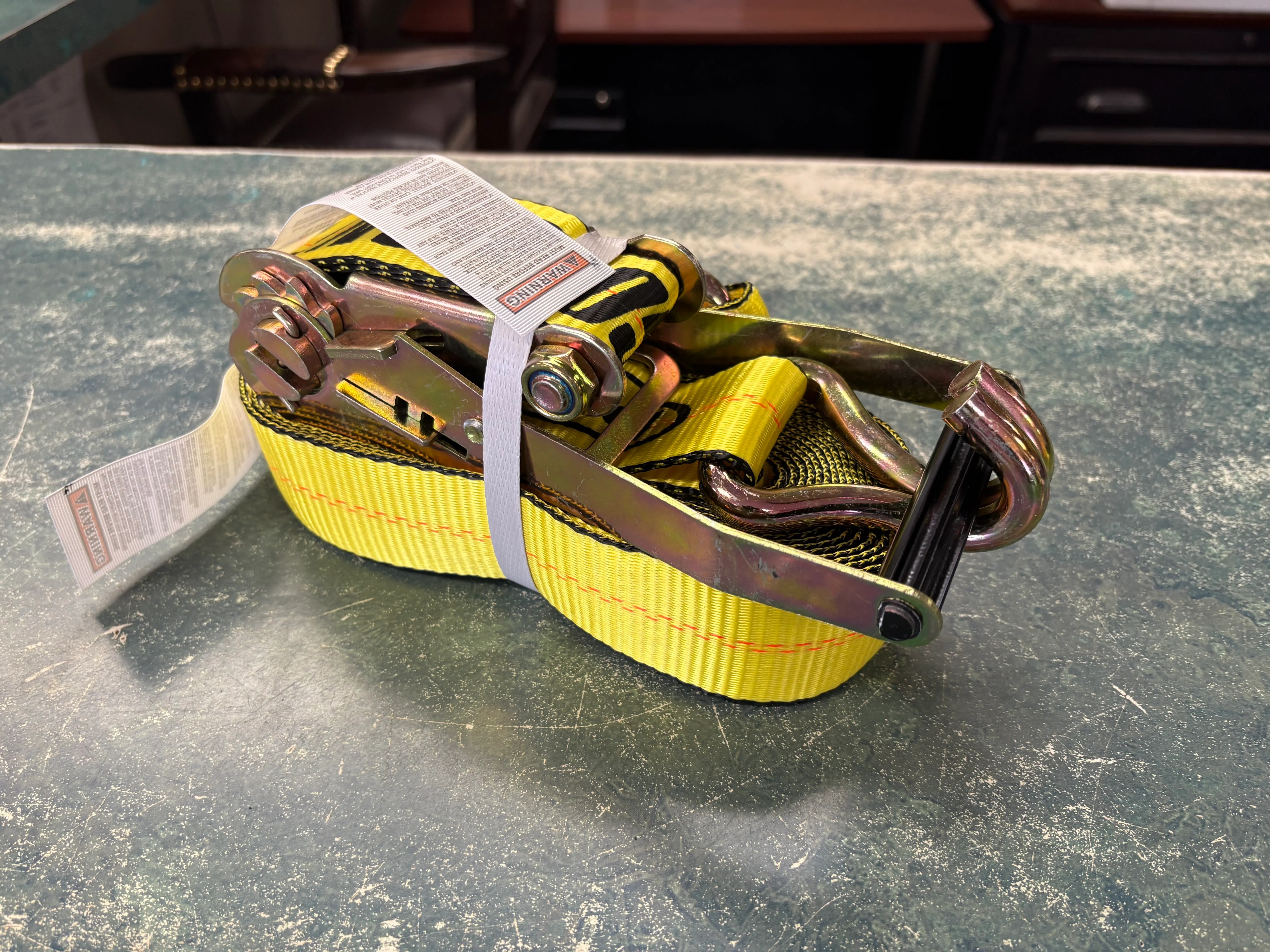 2" RACHET STRAP / WIRE HOOK / 3,335# RATING