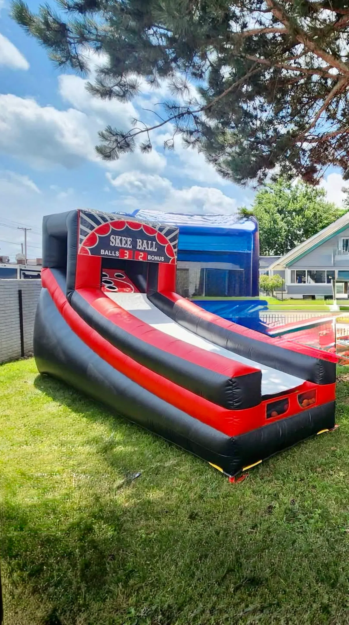 Inflatable Arcade Skee-Ball Challenge