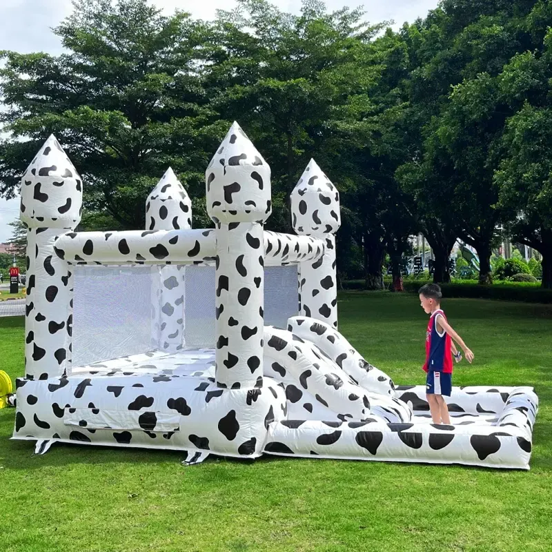 Rodeo/Cow Themed Bounce House with Slide and Ball Pit 
