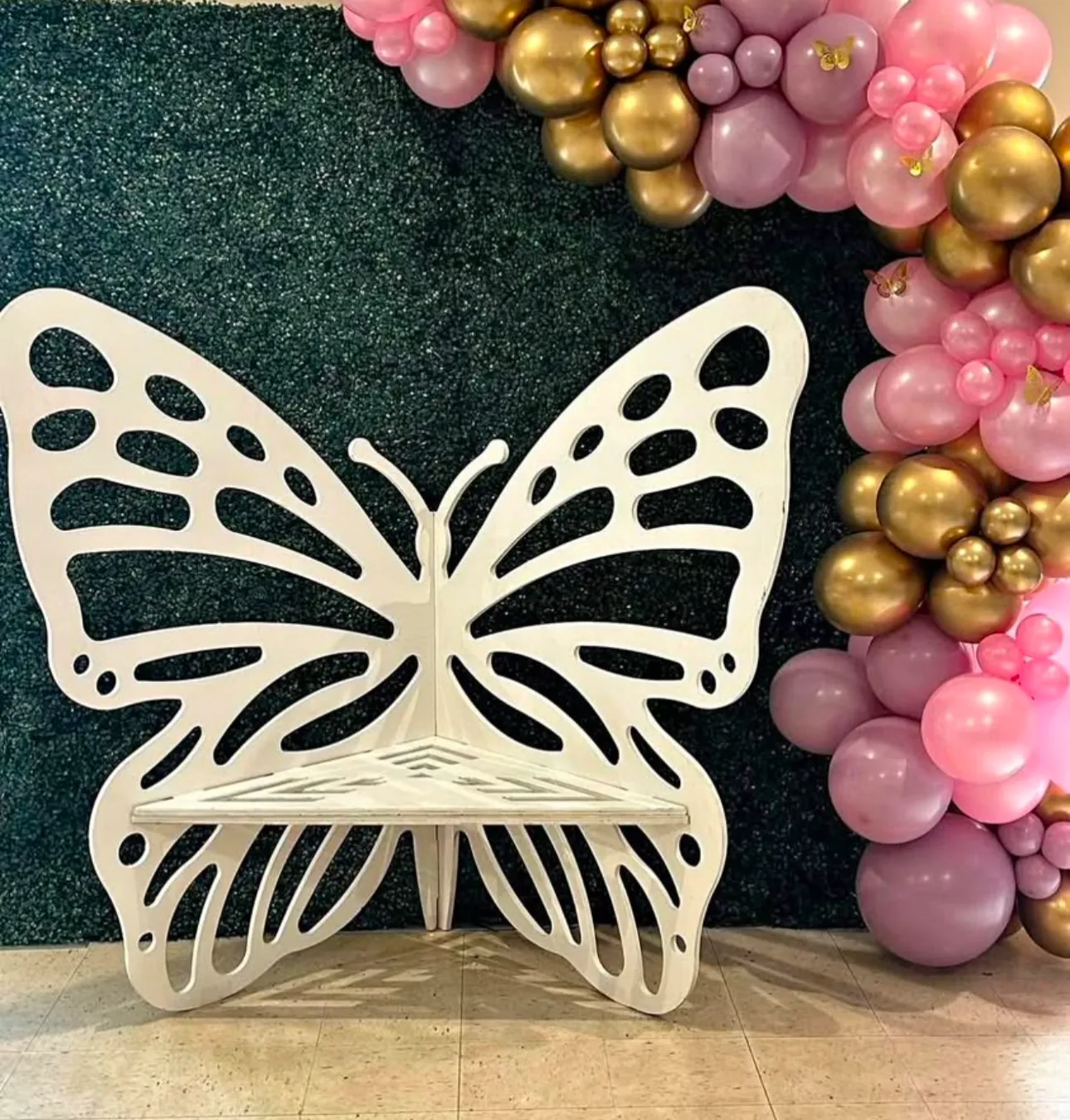 Wooden Enchanted Butterfly Seat