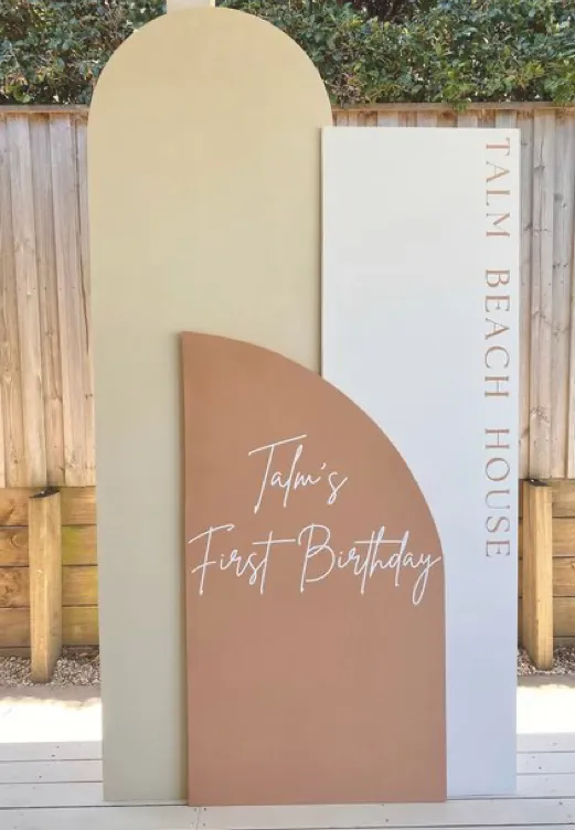 Custom Backdrop Decals