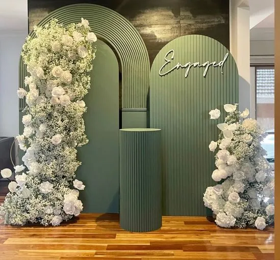 Sage Green Arches Set (Delivery Item)