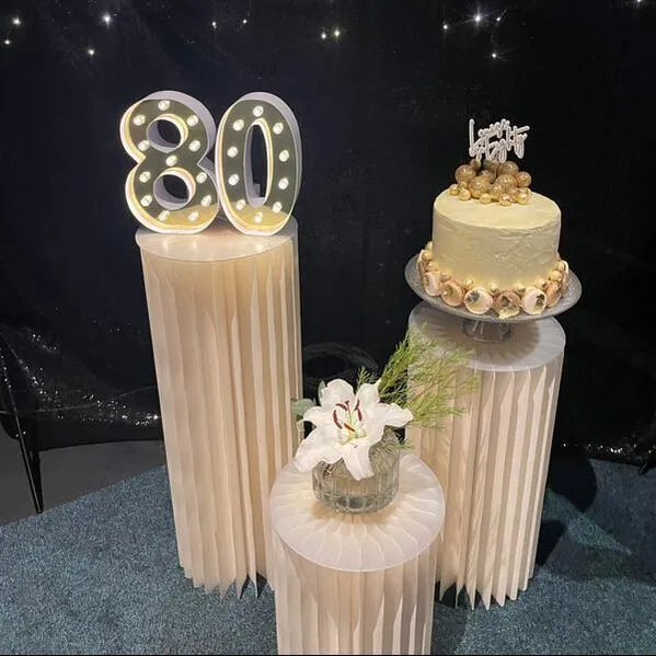 Cardboard Ripple Plinth