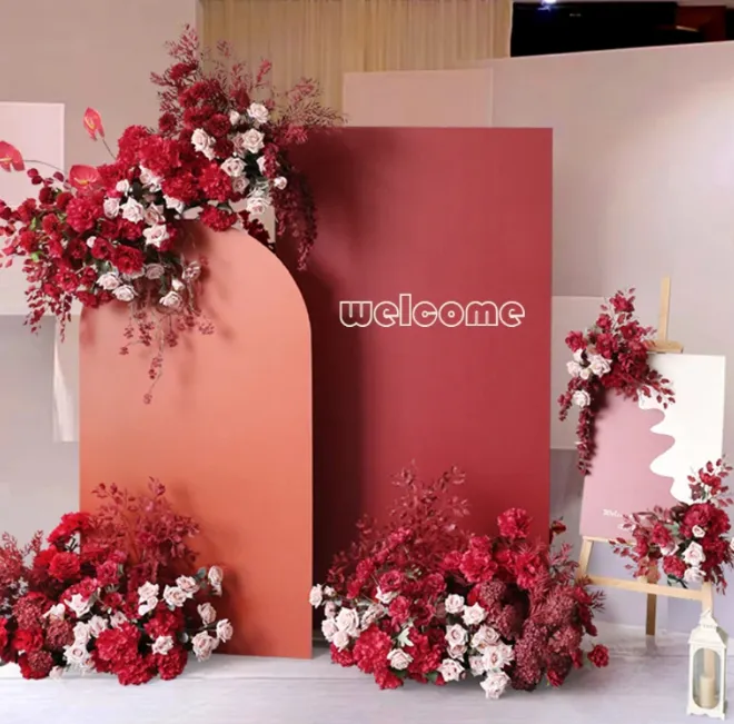 Scarlet Blossom Arch Package (Delivery Item)