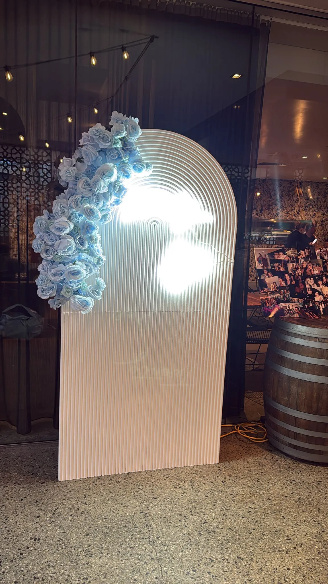 Twenty One Birthday with Blue Flower Package 