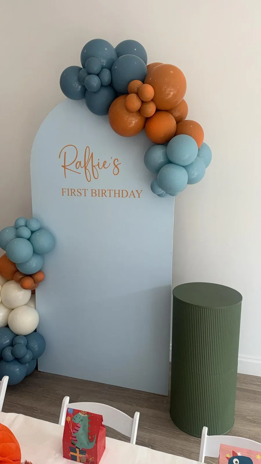 Baby Blue Backdrop Package