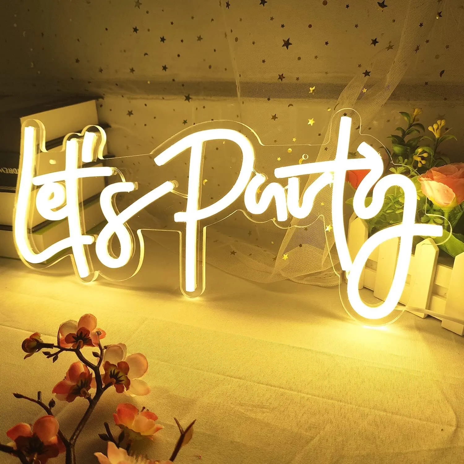 Let's Party Neon Sign
