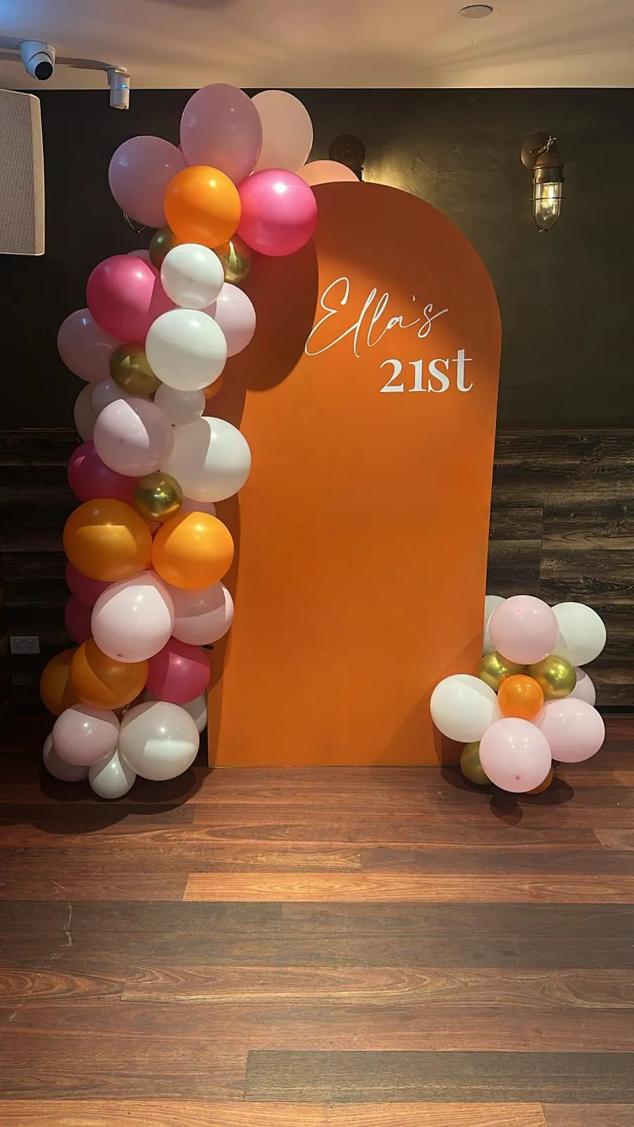 Orange Backdrop Package