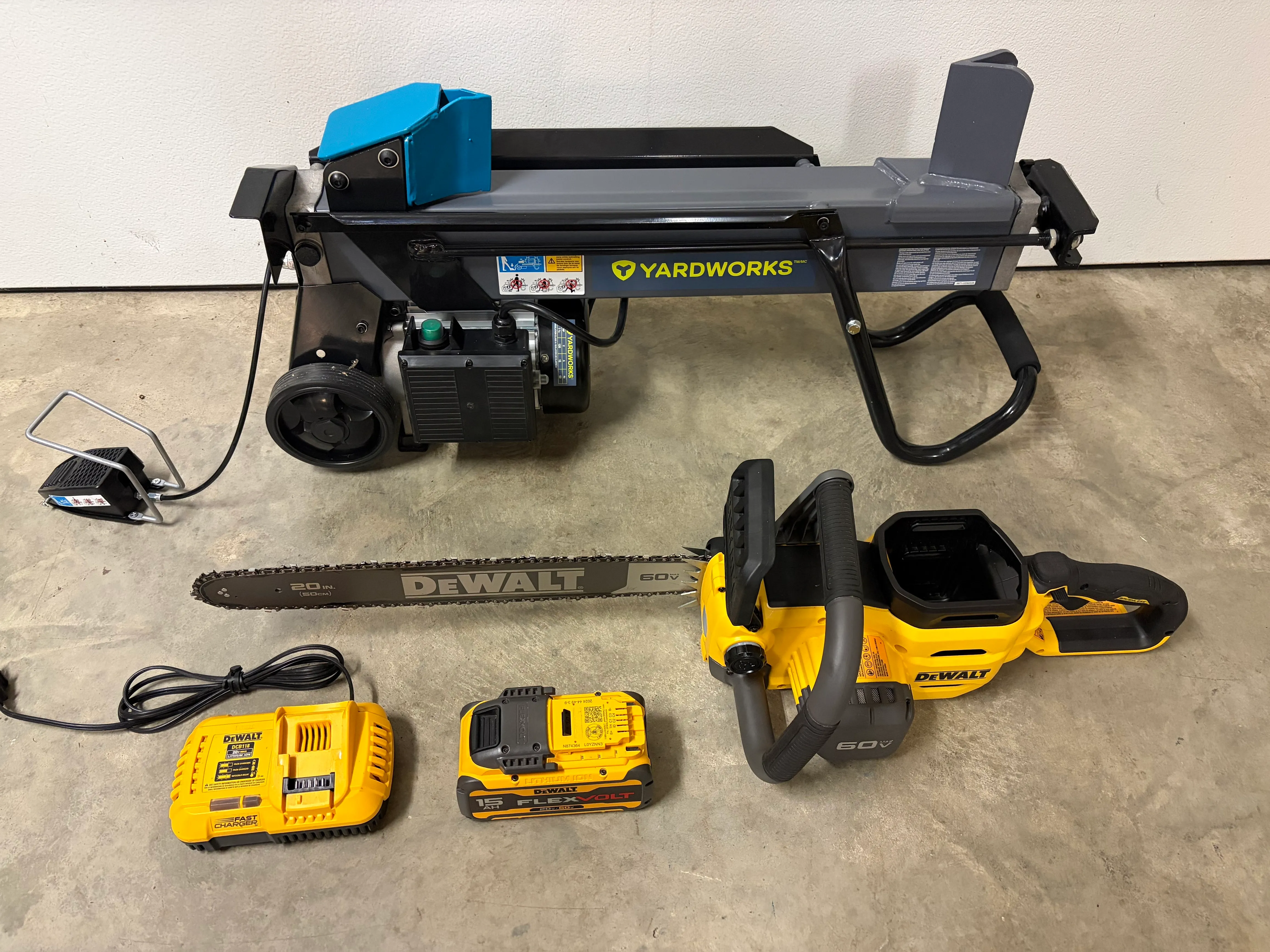 Chainsaw & Log Splitter Bundle