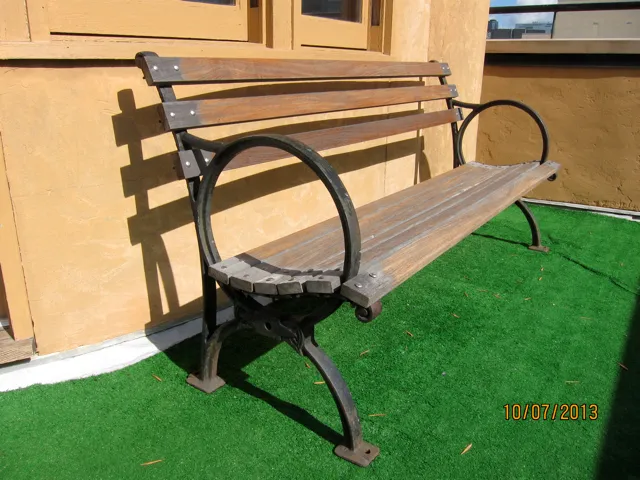 Central Park Bench - 1939 New York World's Fair - Authentic