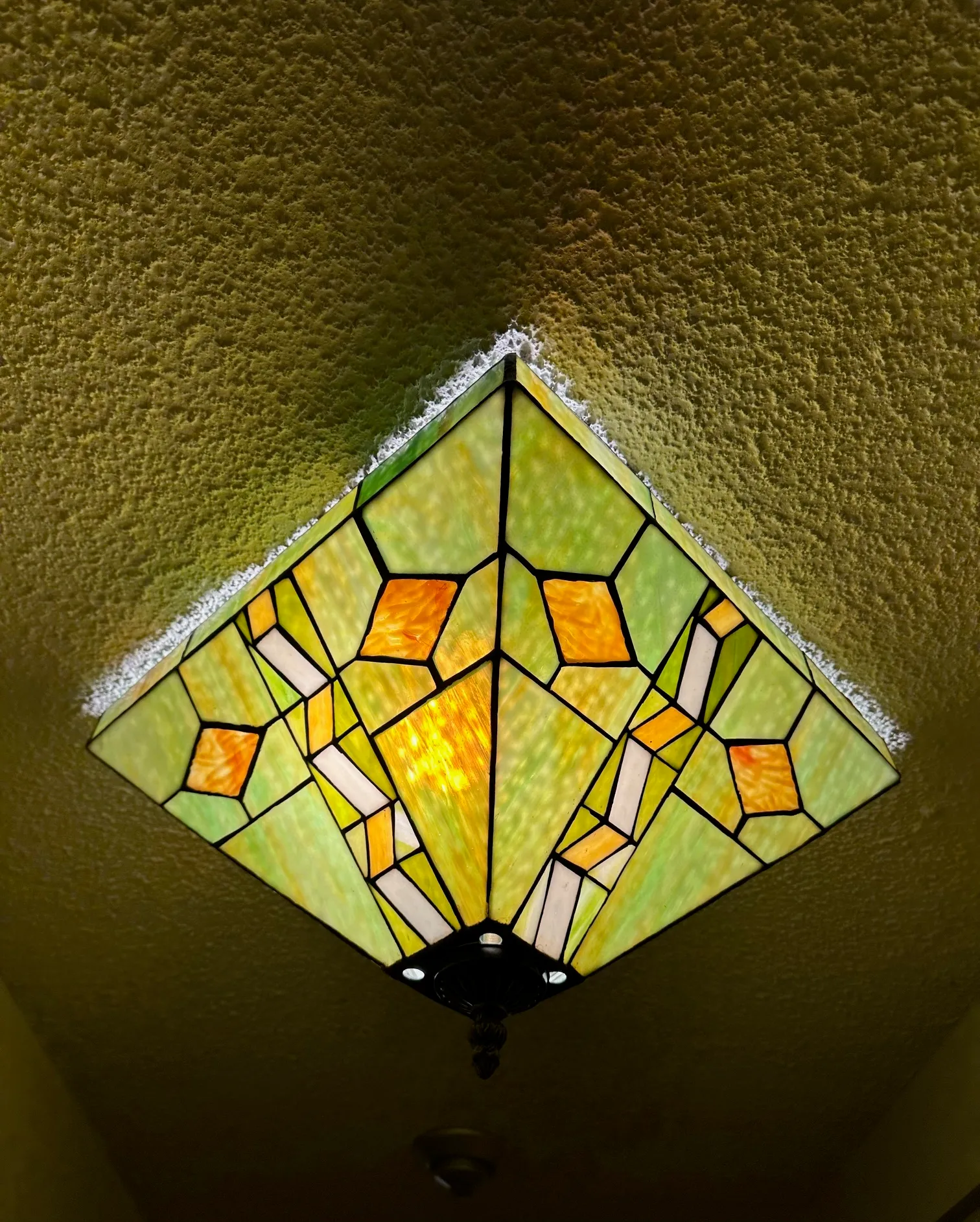 Stained Glass Ceiling Light Shade 