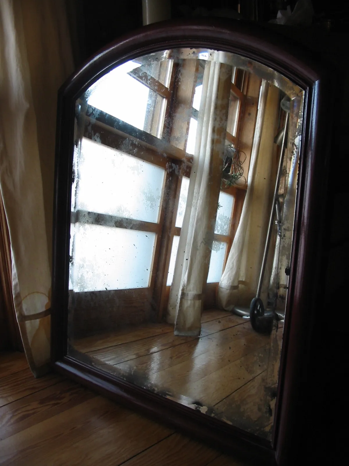 Acid Wash Bevelled Glass Mirror