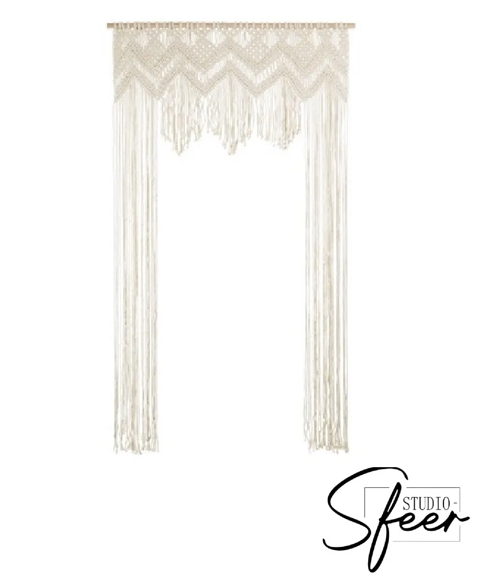 Macramé backdrop