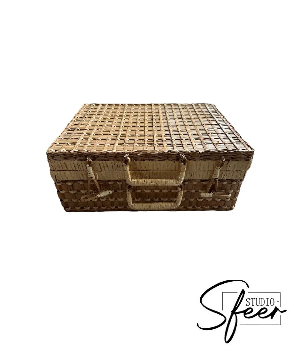 Koffer - rotan groot 40