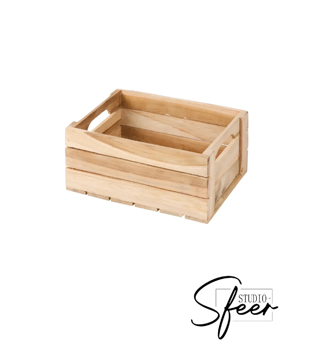 Kleine houten krat