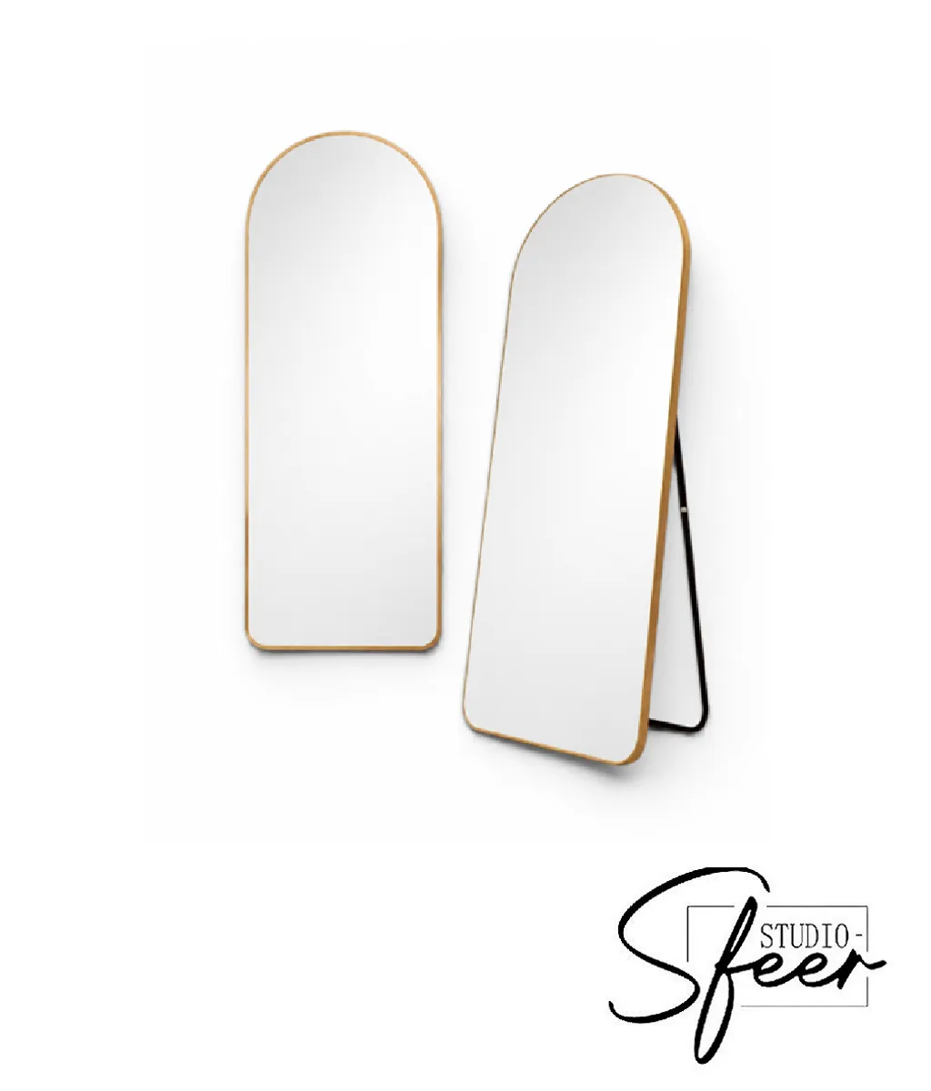 Spiegel staand - gouden frame