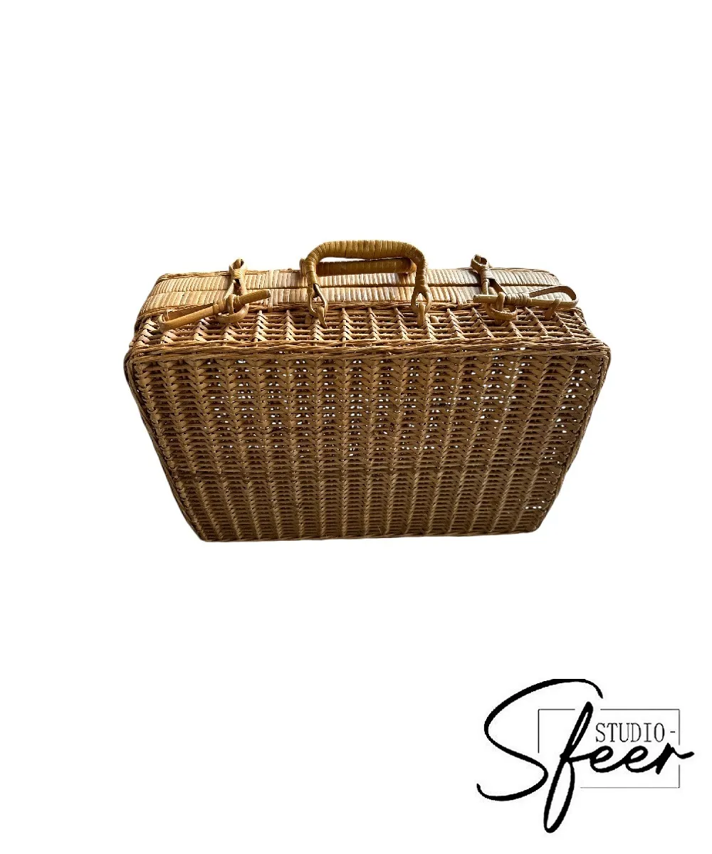 Koffer - rotan groot 45