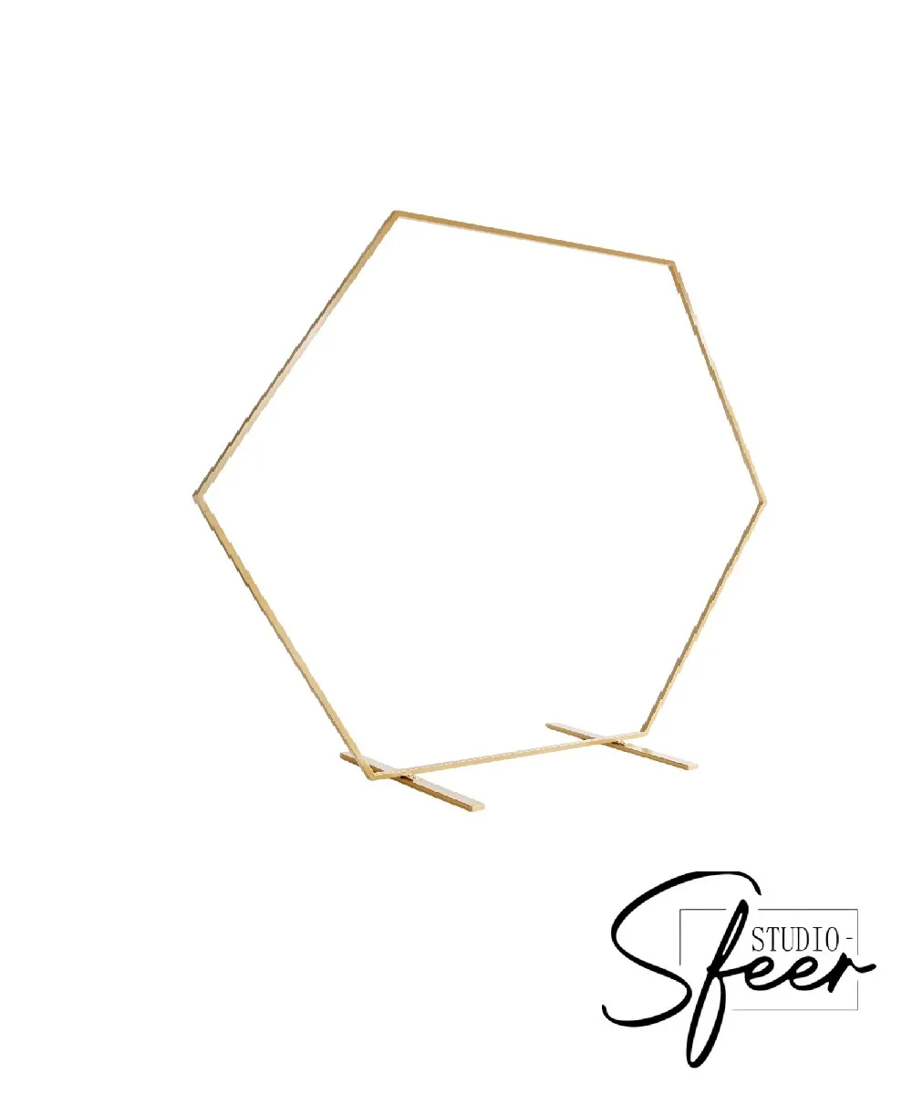 Achtergrondstandaard - zeshoekig