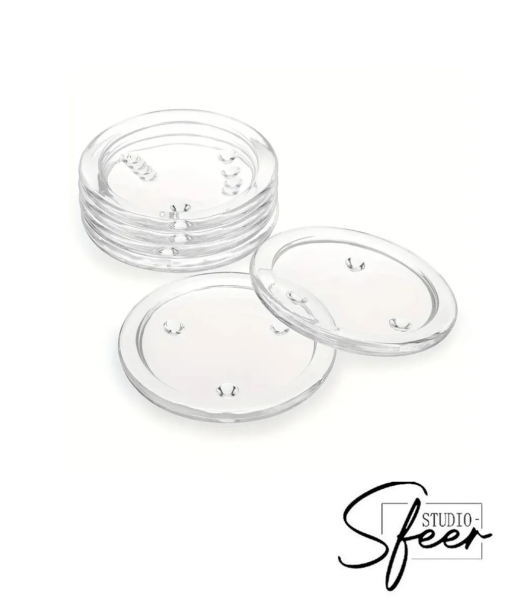 Kaars - onderzetters glas