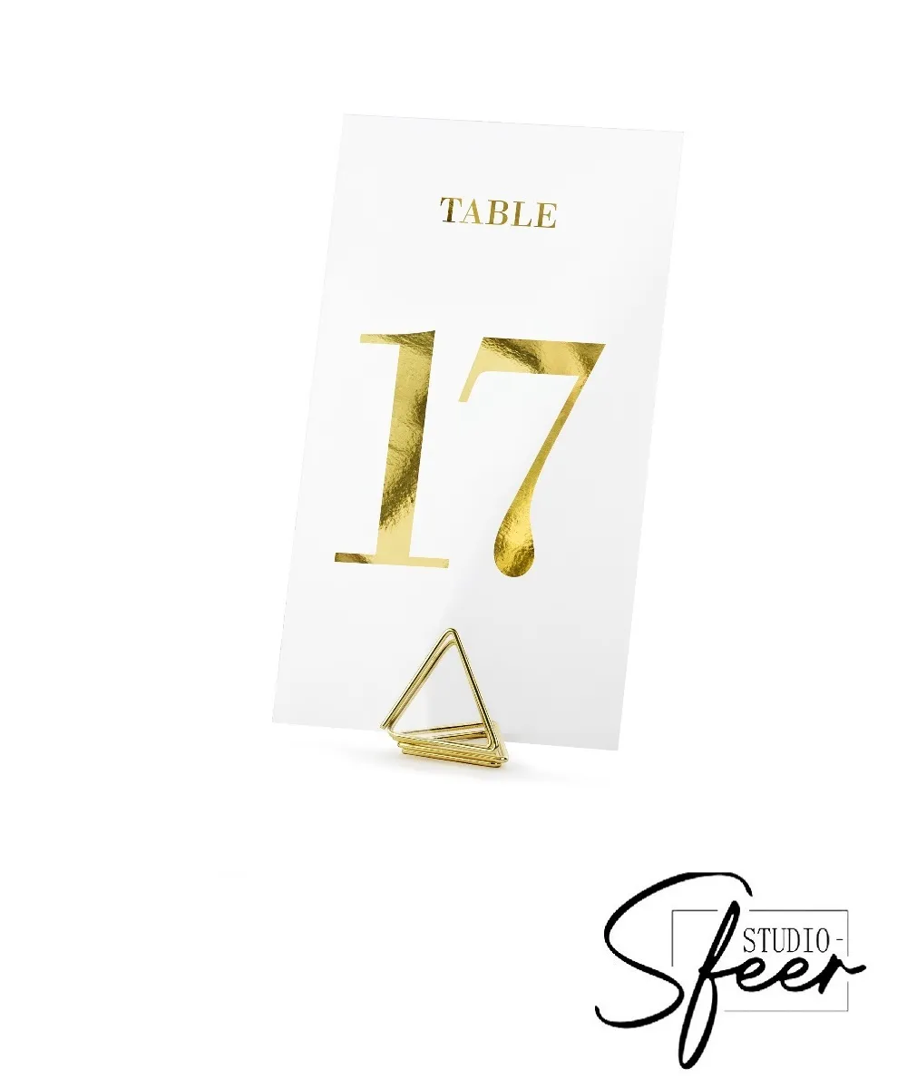 Tafelnummers - goud