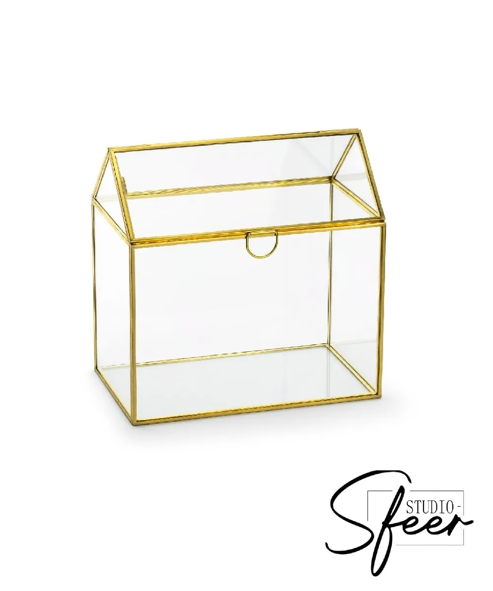 Eveloppendoos / Kaarthouder Glas