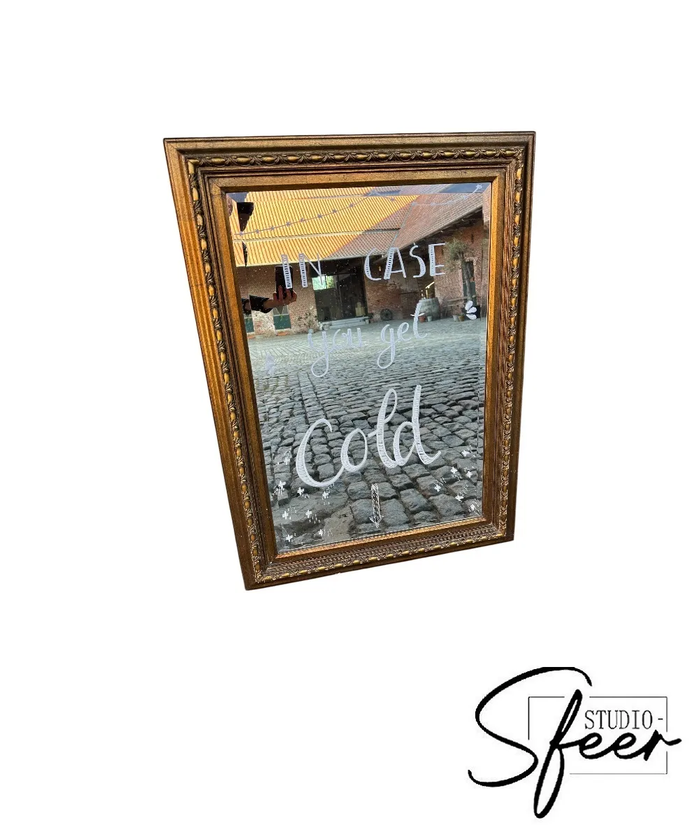 Grote spiegel - goud