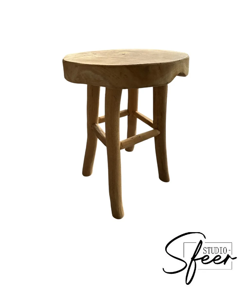 Houten krukjes - tabouret