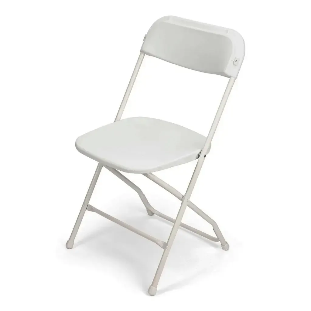 Titan Pro Plastic / Metal Chair - White