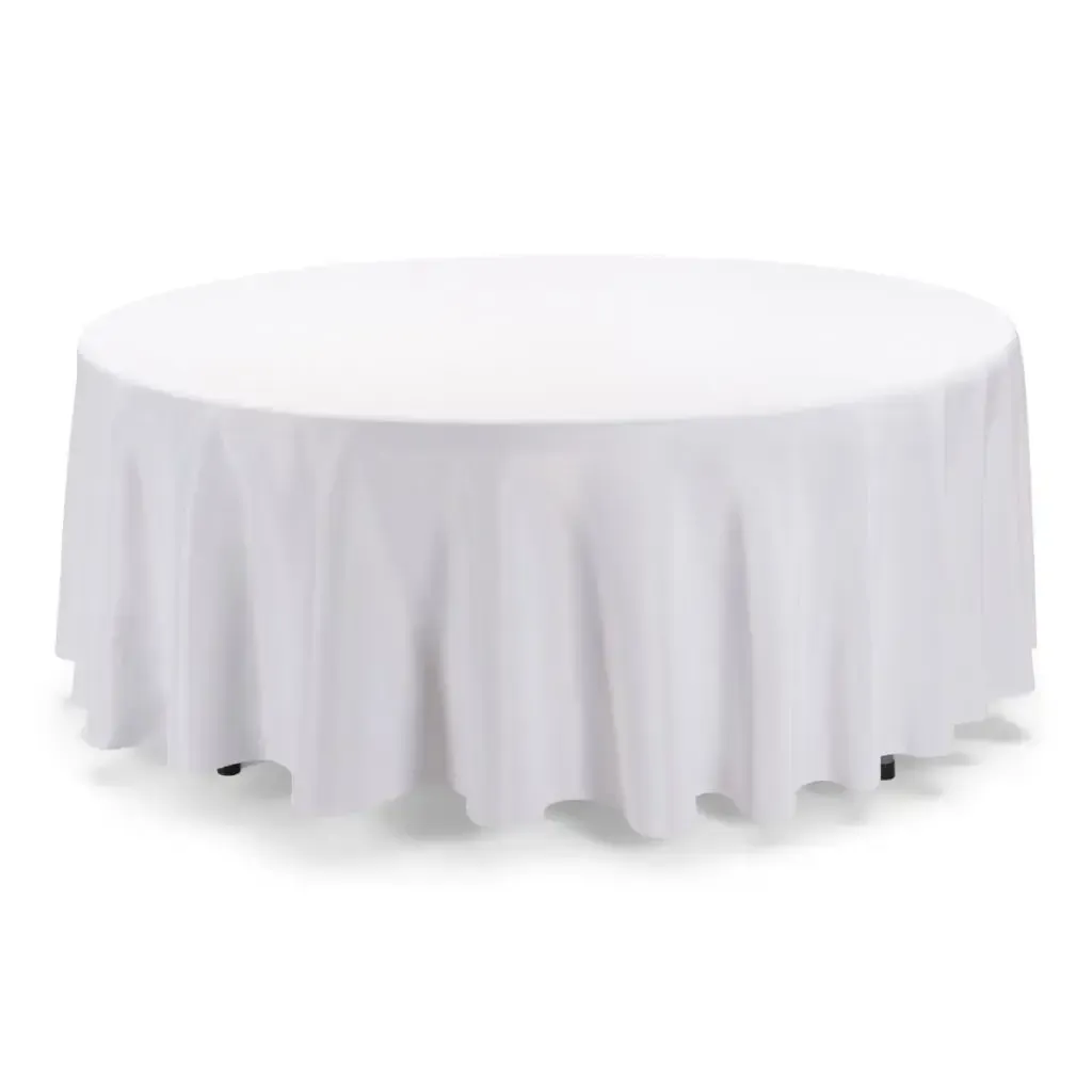 120'' Round Polyester Tablecloth