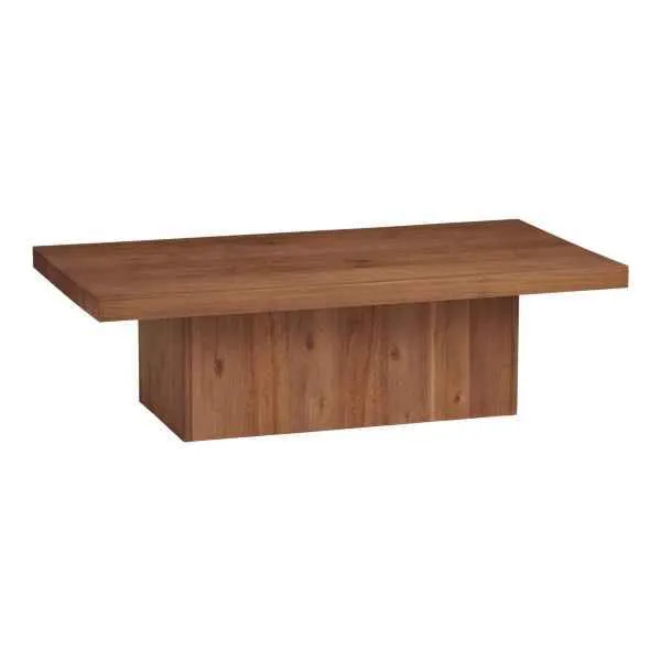 55" Acacia Wood Coffee Table