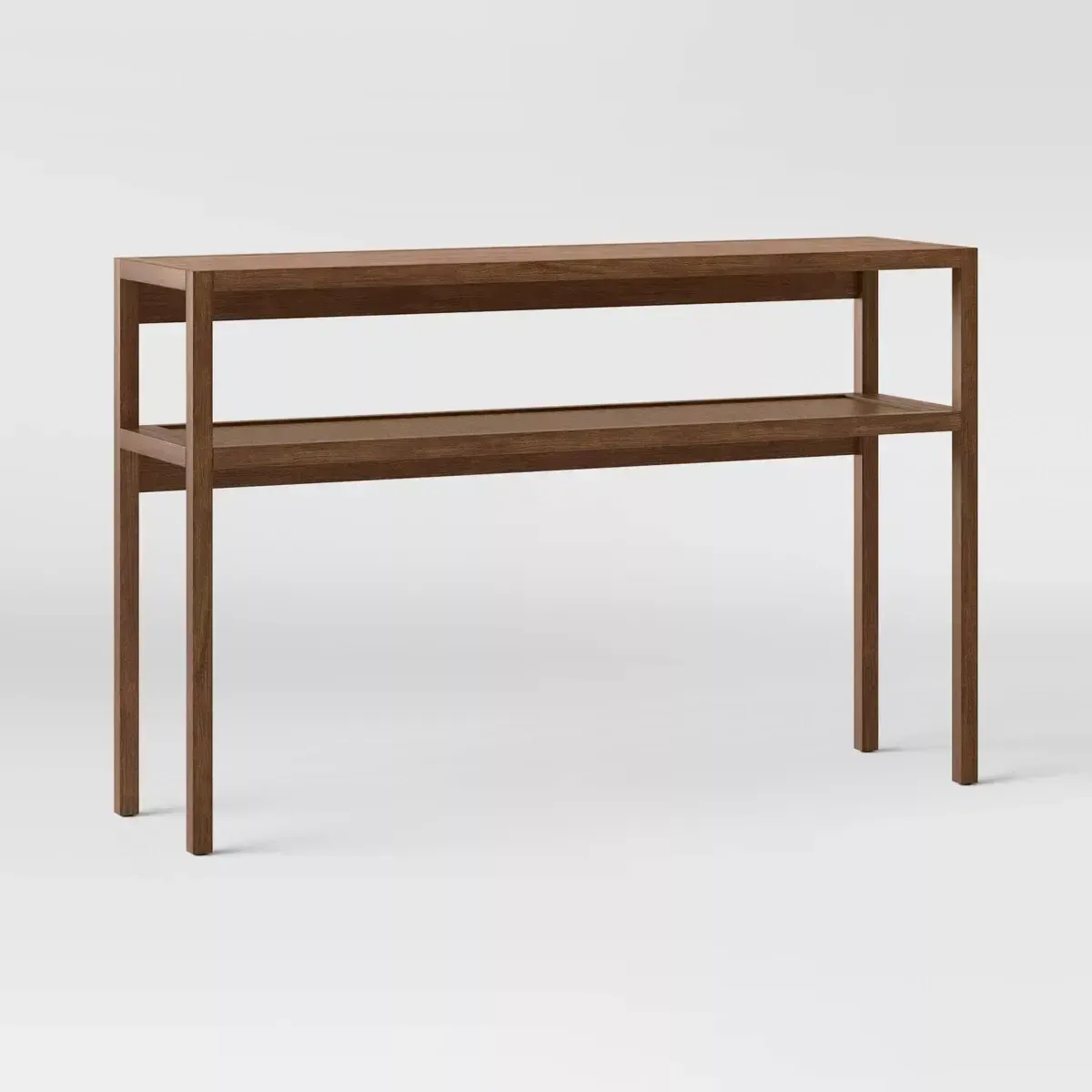 46" Narrow Medium Wood Console Table