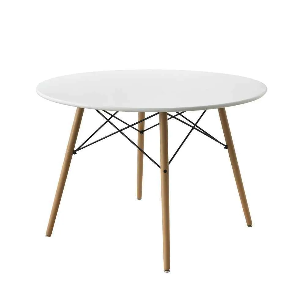 31.5" Round MCM Dining Table - 4 Seat
