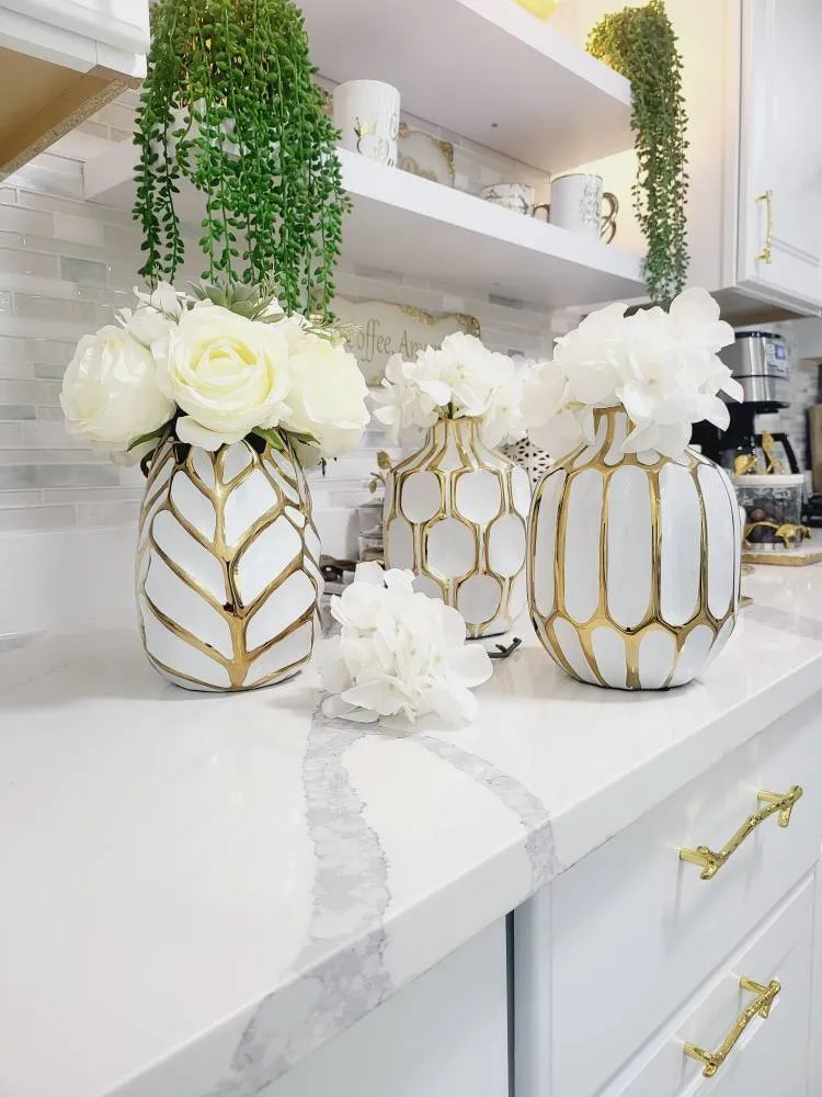 Gold Vases