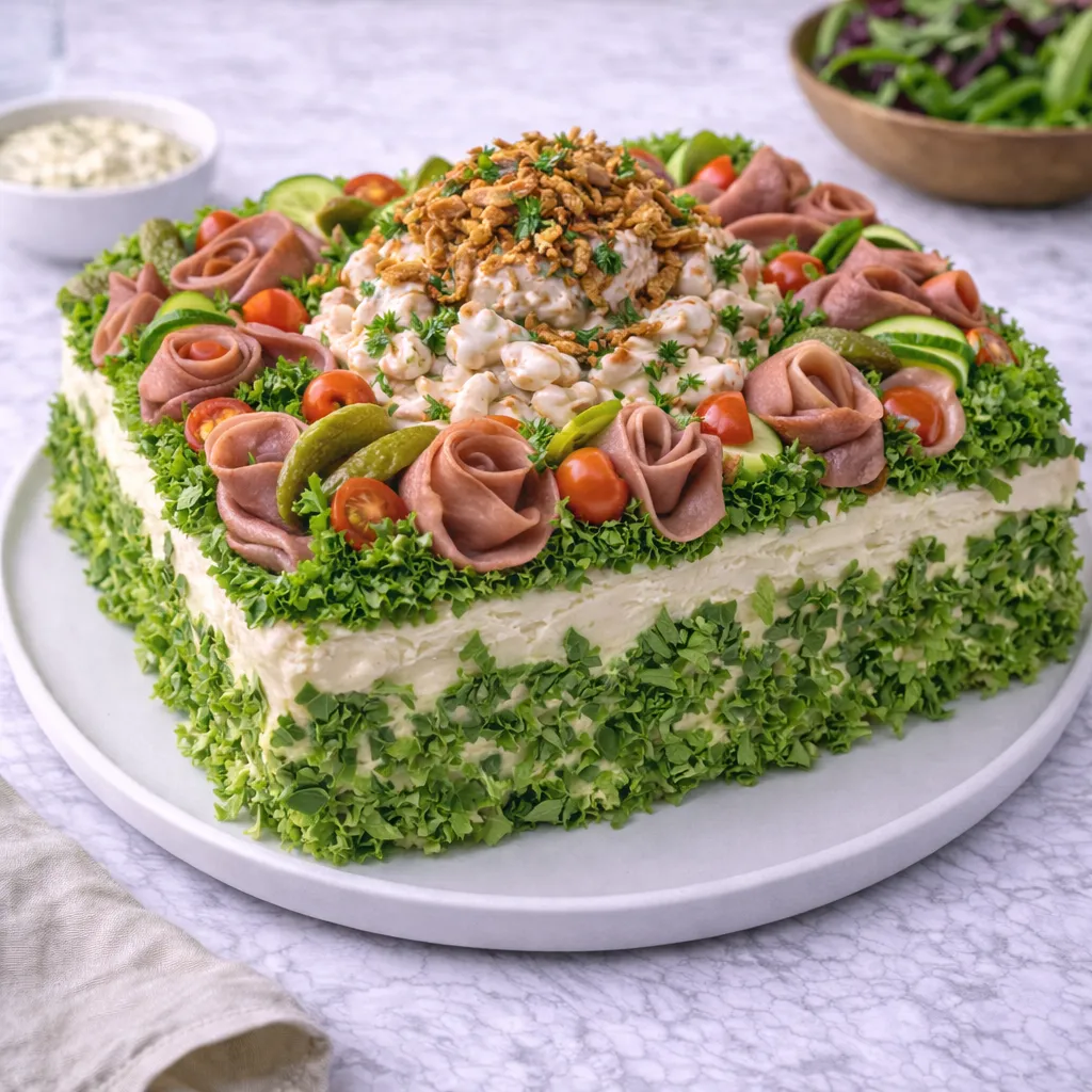 Smörgåstårta - Rostbiff