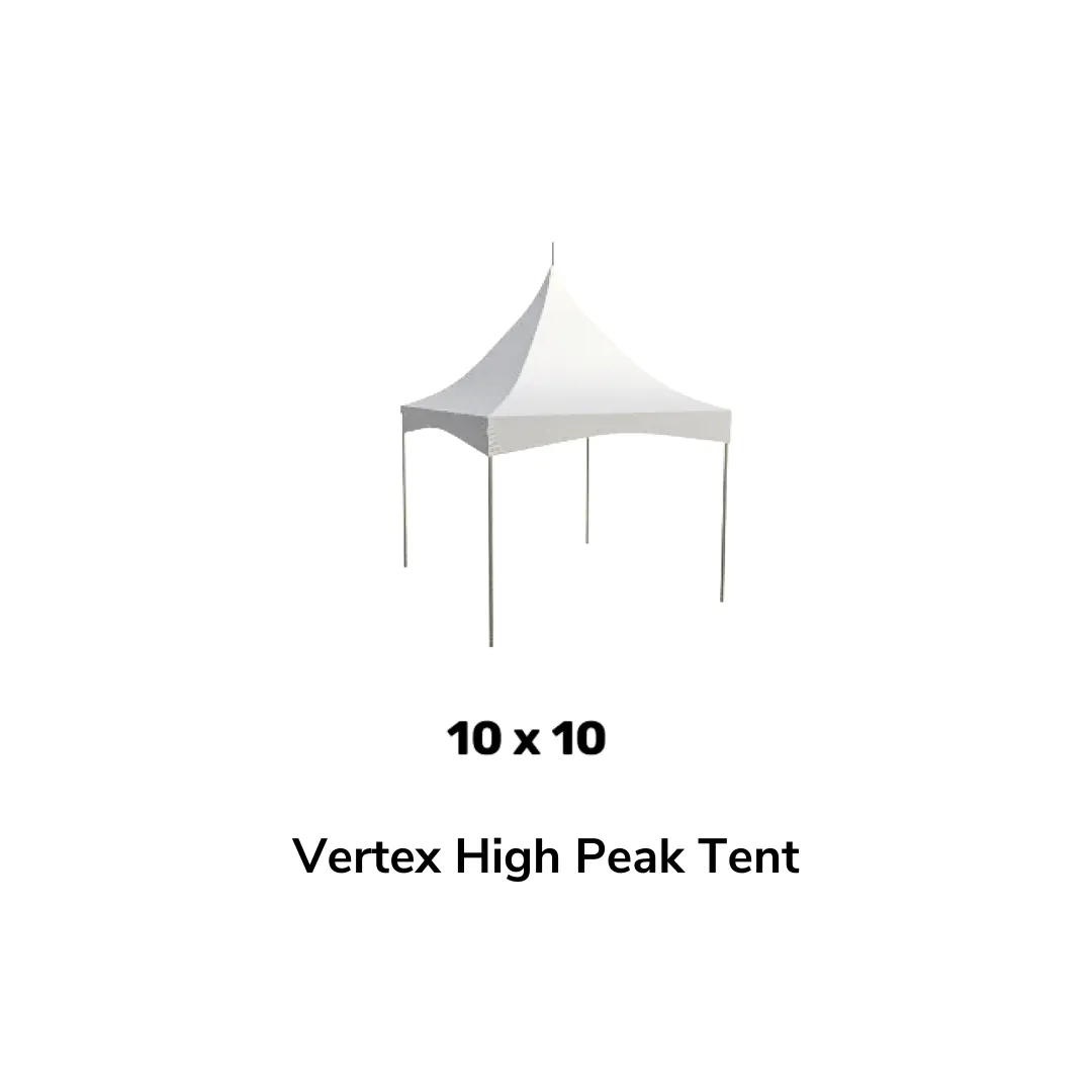10' x 10' White Marquee Tent