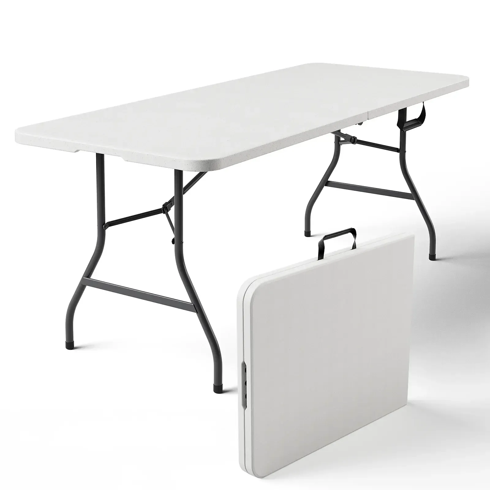 6ft White Folding Table