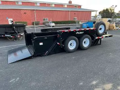 6x12 Drop Deck Flatbed Trailer