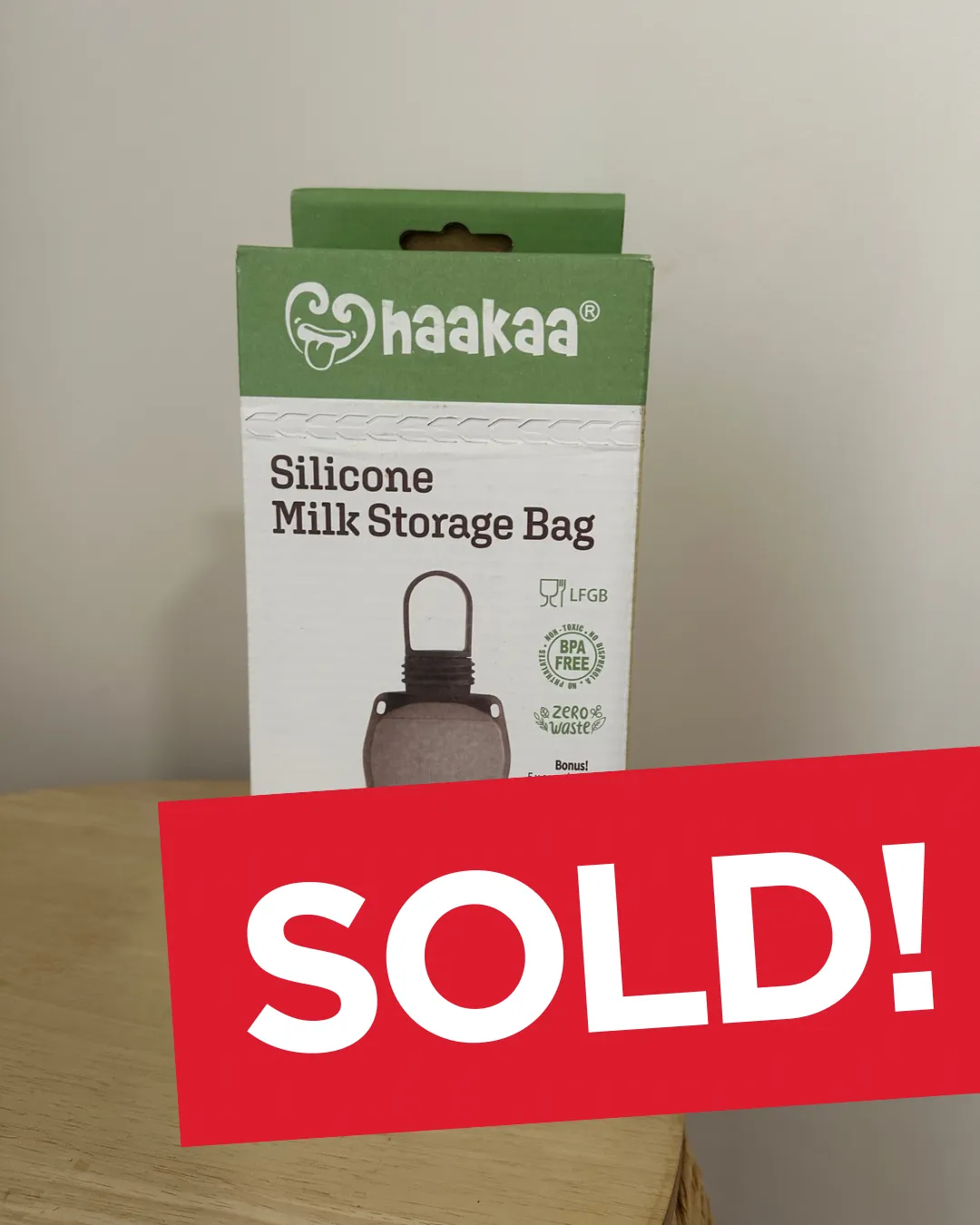 Haakaa Silicone Milk Storage Bags (260ml) – 5 Pack